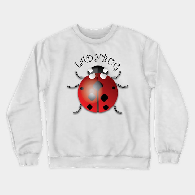 Ladybug Crewneck Sweatshirt by VelvetRoom